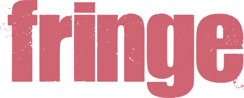 The word 'fringe' in pink (Edinburgh Festival Fringe logo)